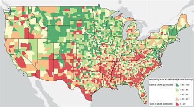 Putting Access to Veterinary Care on the Map: A Veterinary Care Accessibility Index